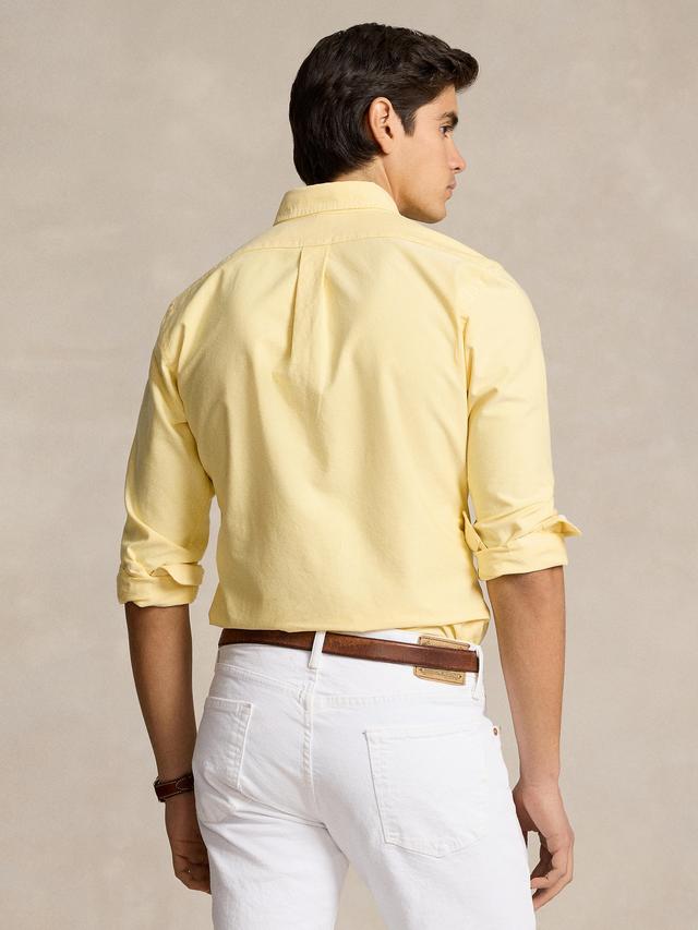 Polo Ralph Lauren Custom Fit Oxford Shirt-Yellow