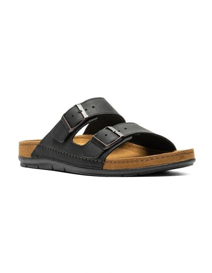 Rodd & Gunn Raglan Slide Sandal-Onyx