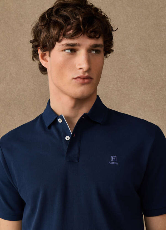 Hackett Heritage Classic Fit Tipped Polo Shirt-Old Navy