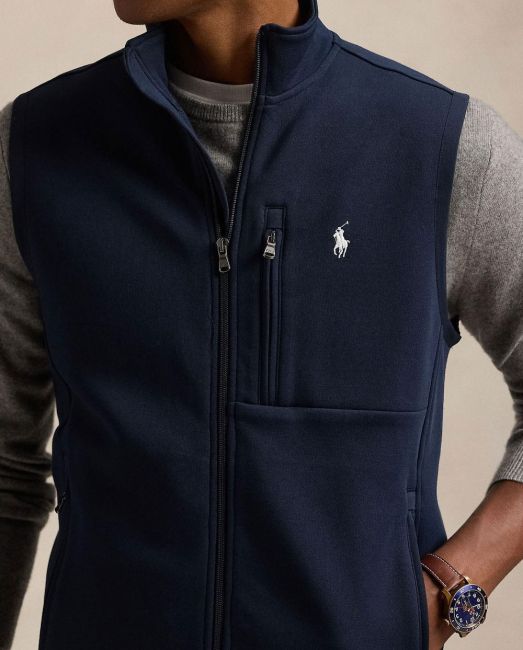 Polo Ralph Lauren Double-Knit Mockneck Vest