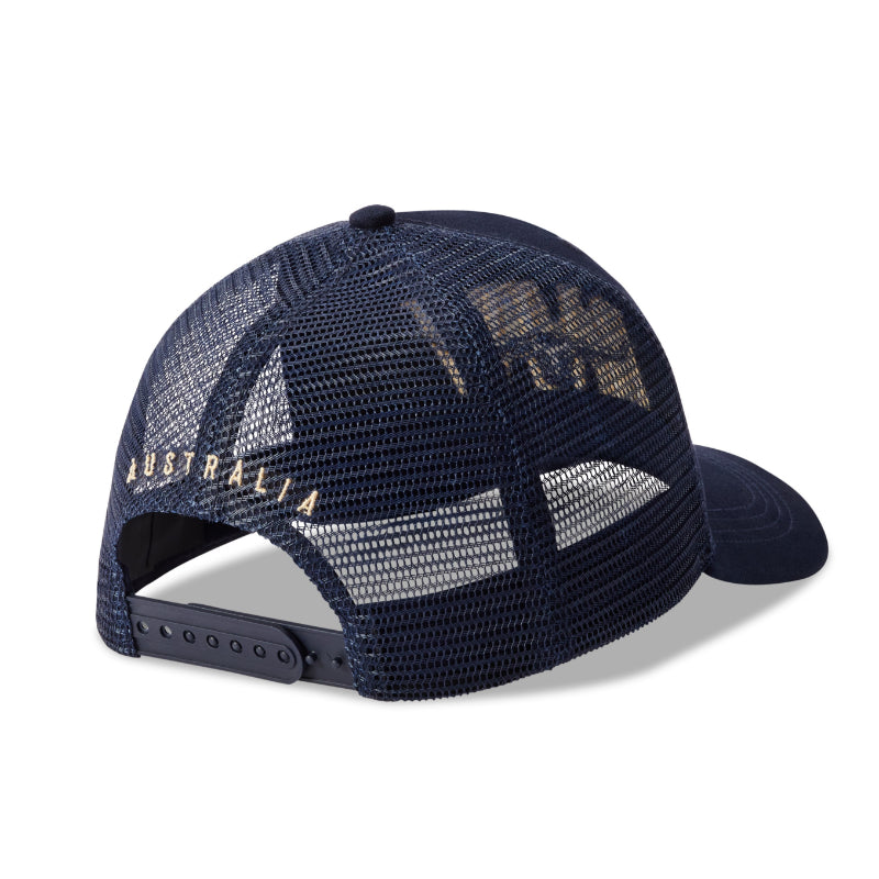 RM Williams Unisex Steershead Trucker Cap-Navy