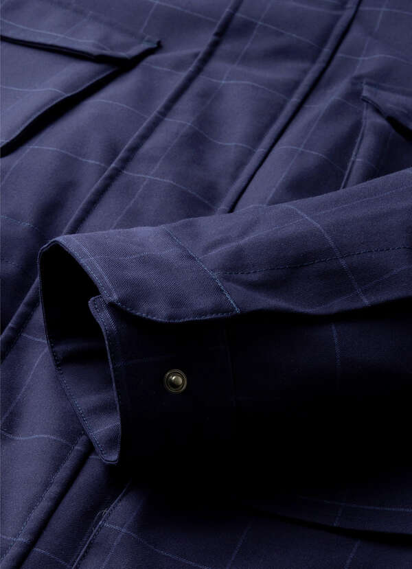 Hackett London Tailored Windowpane Velospeed Jacket-Old Navy
