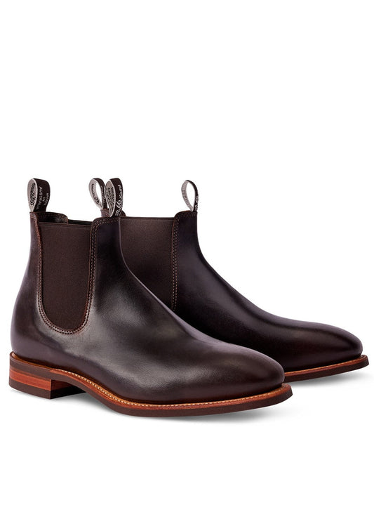 RM Williams Chocolate Pull Up Leather Comfort Craftsman Boots