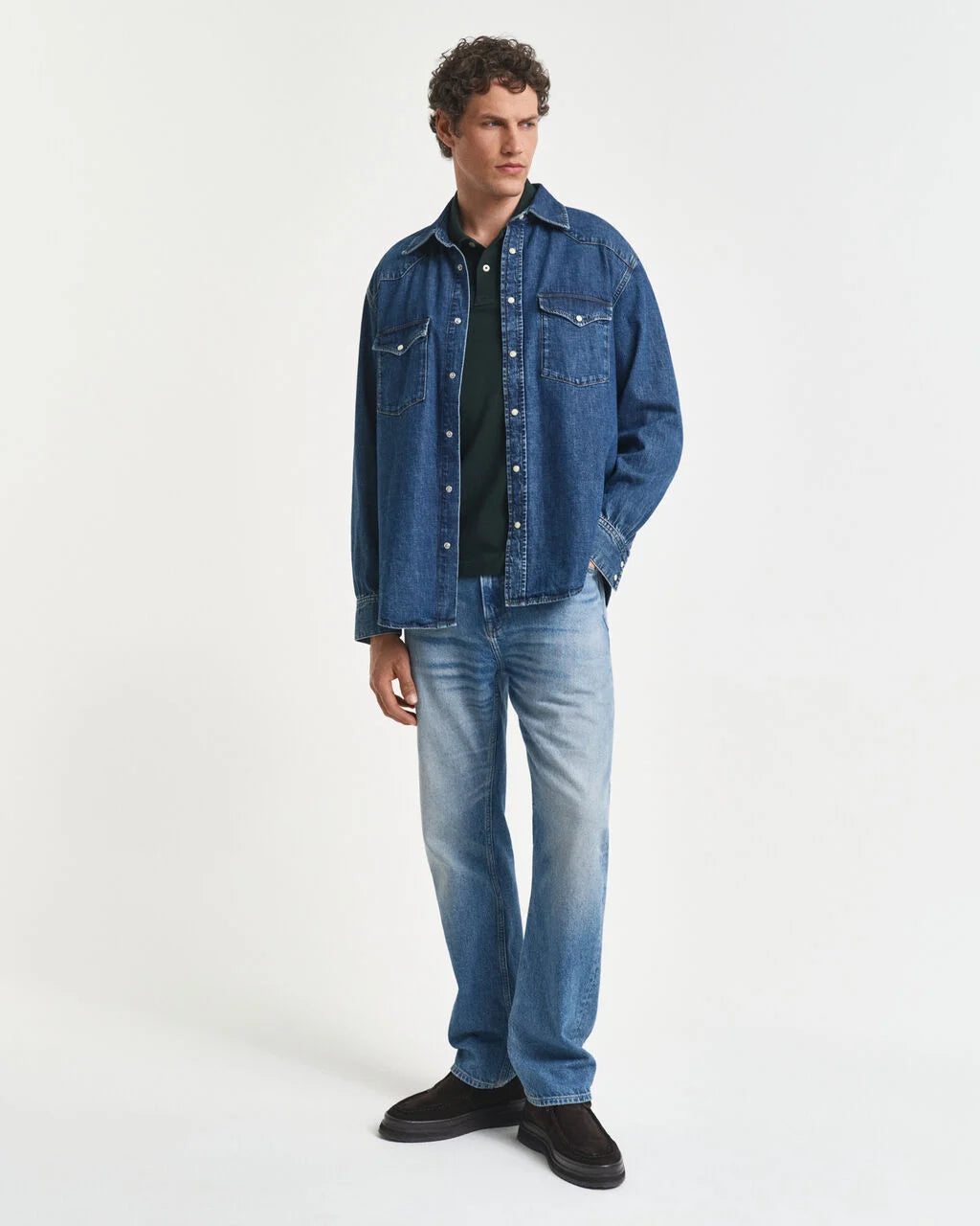 GANT Reg Fit Shield Pique Polo Shirt