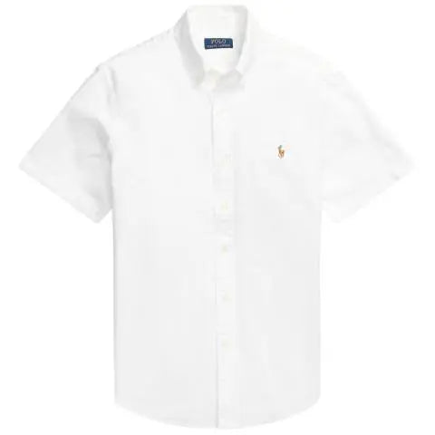 Polo Ralph Lauren Custom Fit SS Oxford Shirt-White
