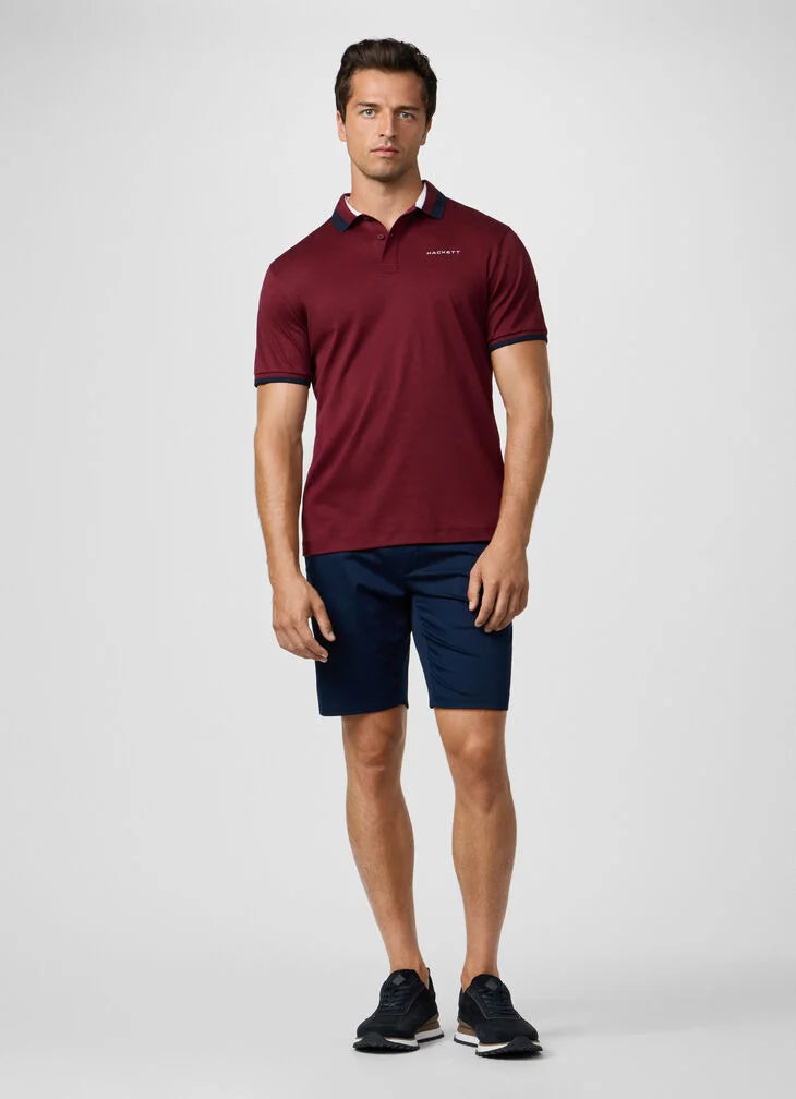 Hackett Sport Classic Fit Club Collar Polo Shirt