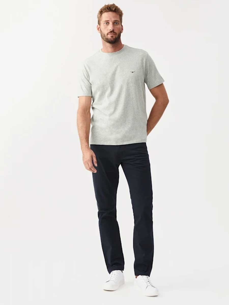 RM Williams Grey Marle Parson T-Shirt