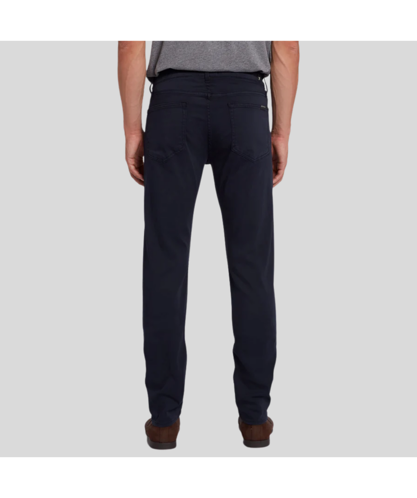 7 For All Mankind Luxe Performance Slimmy Stretch Sateen Navy