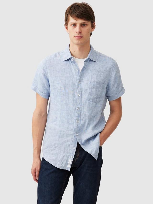 Rodd & Gunn Palm Beach Sports Fit SS Shirt-Denim