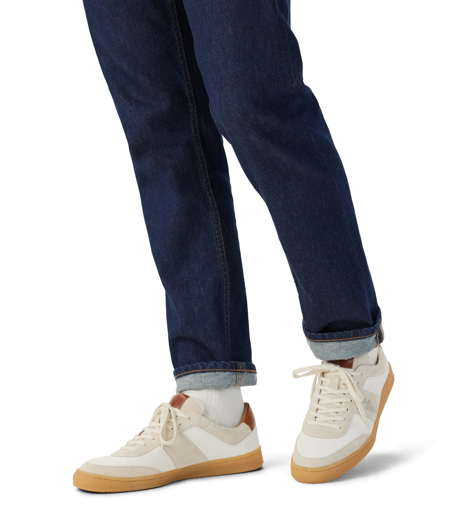 RM Williams Sandbar Trainers- White/Tan