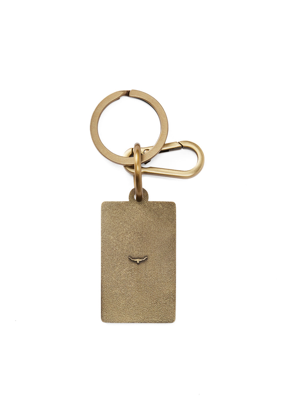 RM Williams Heritage Logo Enamel Keyring Brown