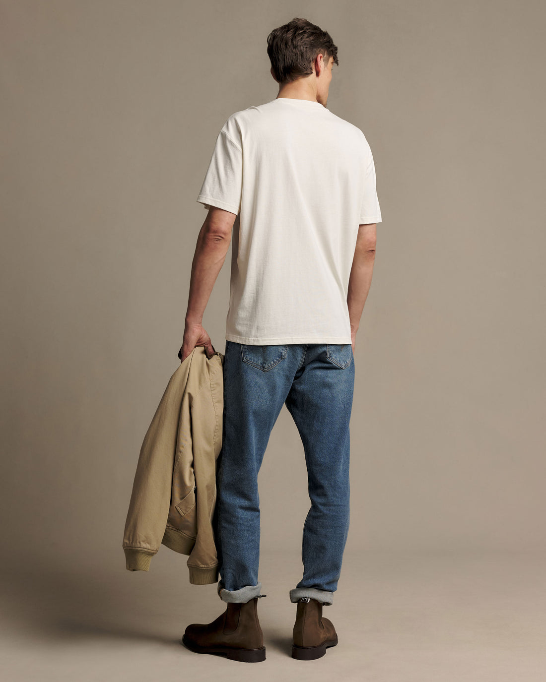 RM Williams Holt T-Shirt-Vintage White
