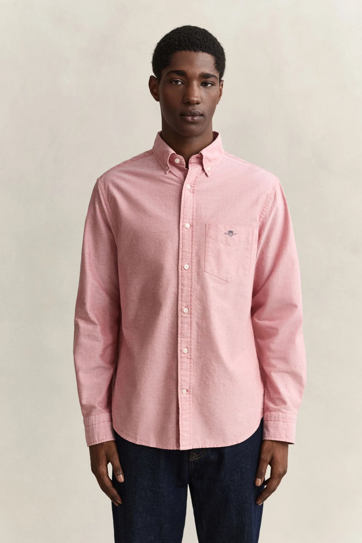 GANT Reg Fit Classic Oxford Shirt-Maple Fire