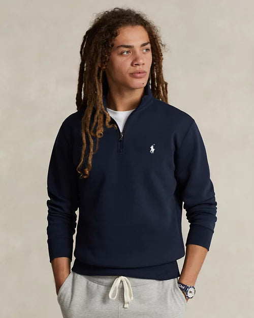 Polo Ralph Lauren Double-Knit Quarter-Zip Pullover