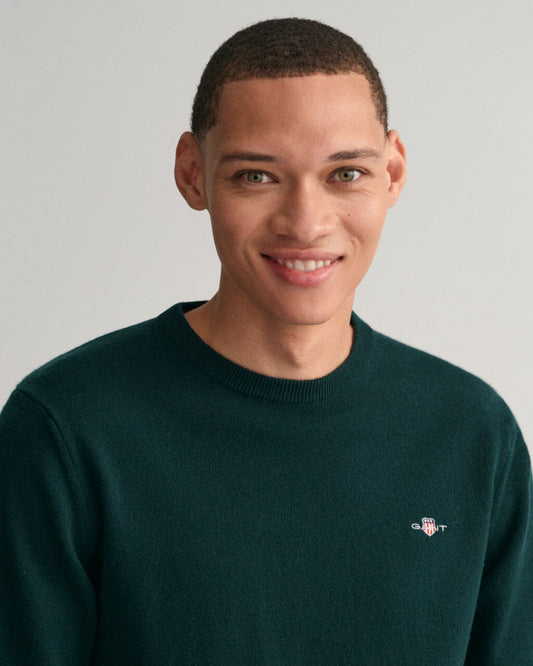 GANT Superfine Lambswool Crew Neck Sweater