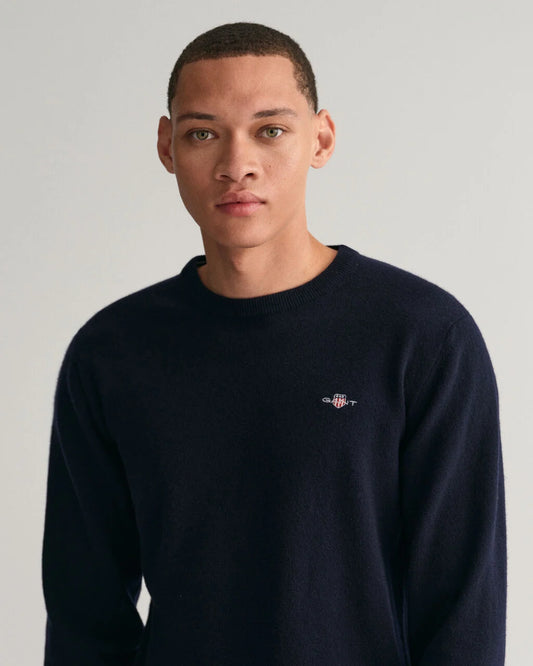 GANT Superfine Lambswool Crew Neck Sweater