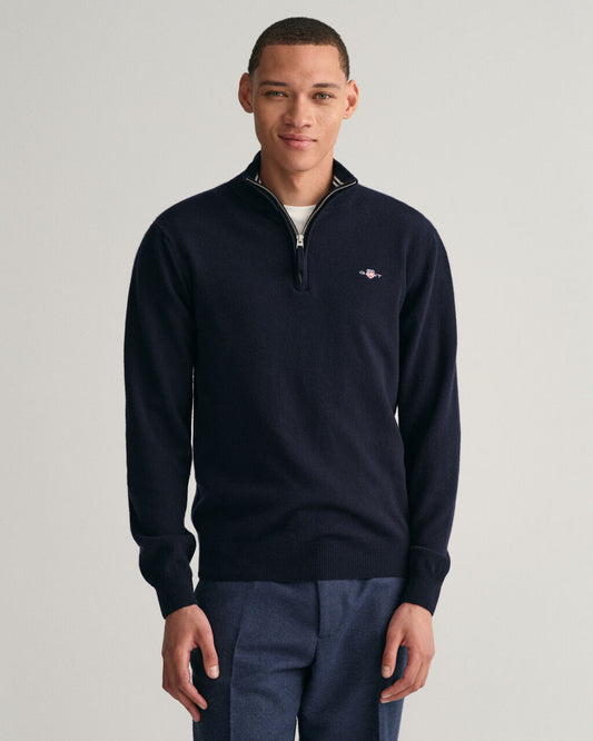 GANT Superfine Lambswool Half-Zip Sweater