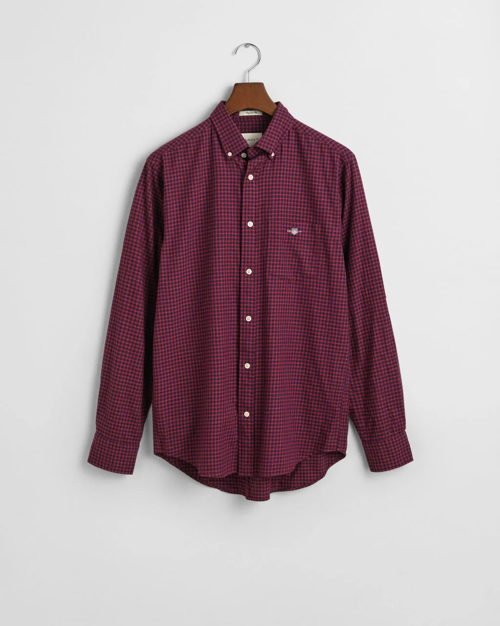 GANT Reg Fit Micro Checked Flannel Shirt