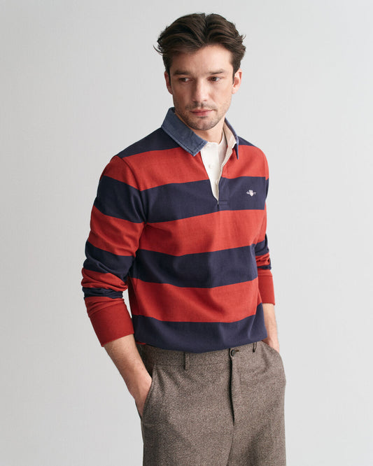 GANT Striped Chambray Heavy Rugger