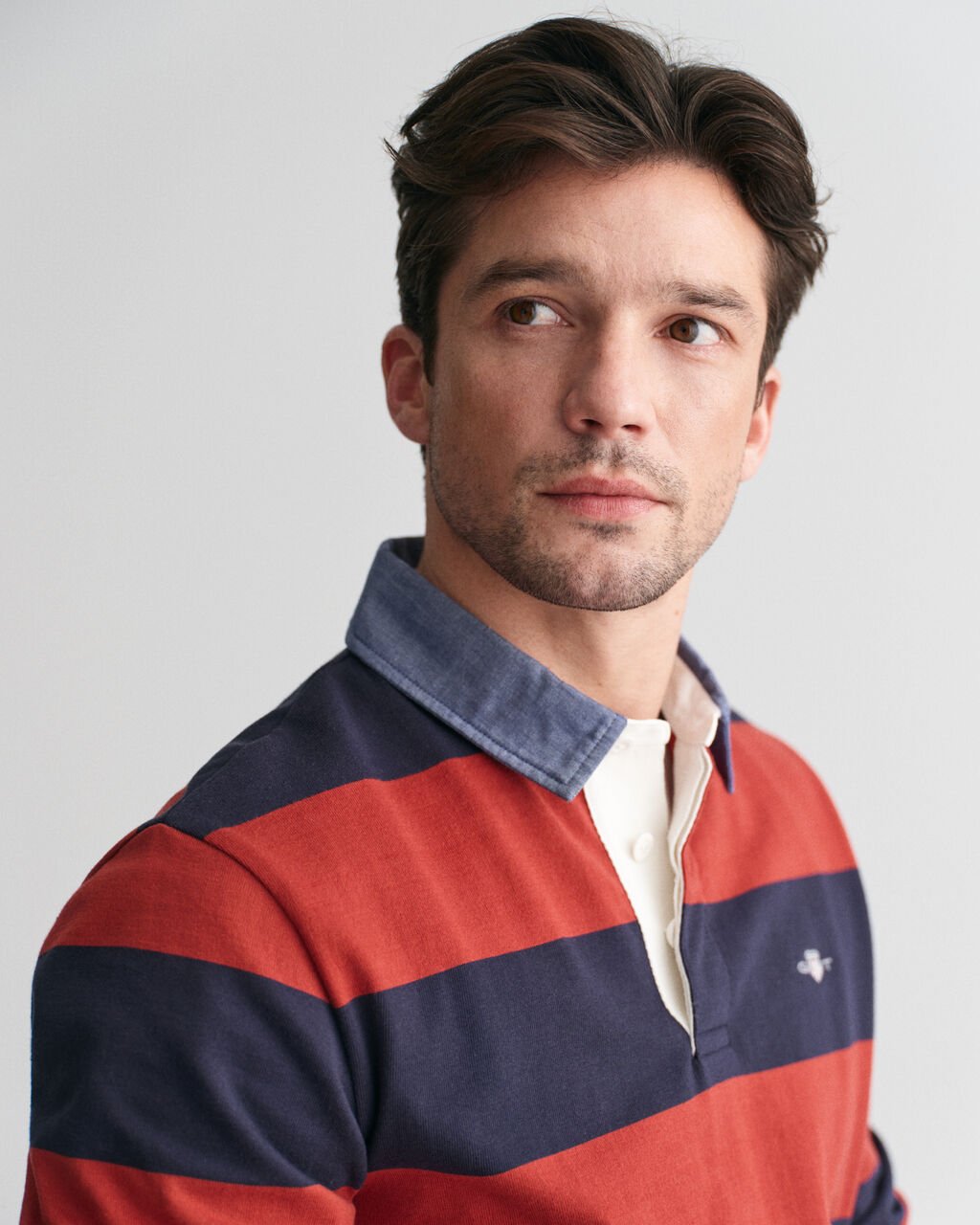 GANT Striped Chambray Heavy Rugger