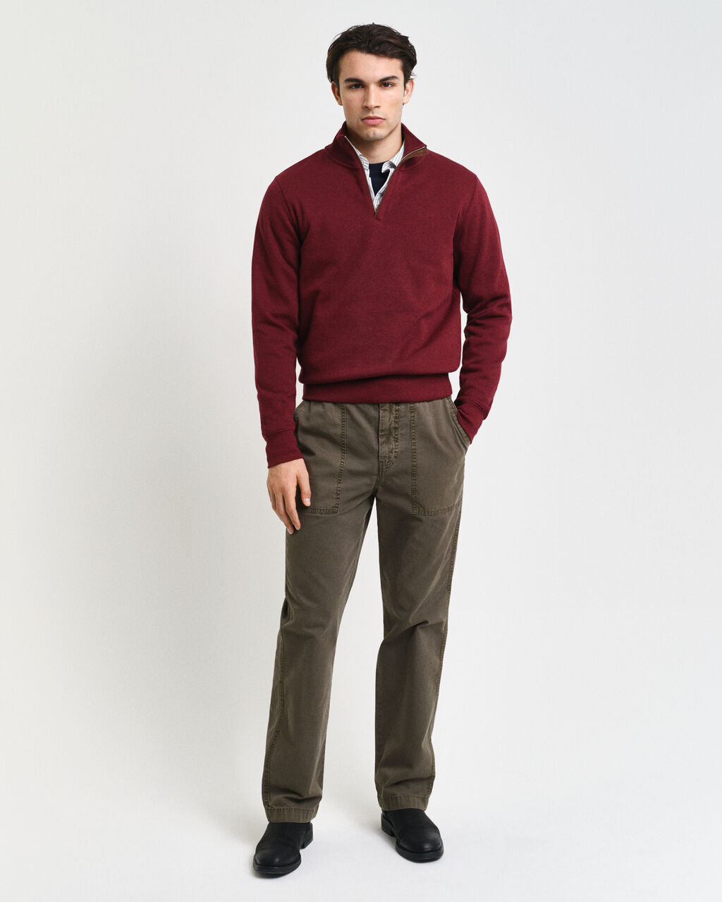 GANT Sacker Rib Half-Zip Sweatshirt