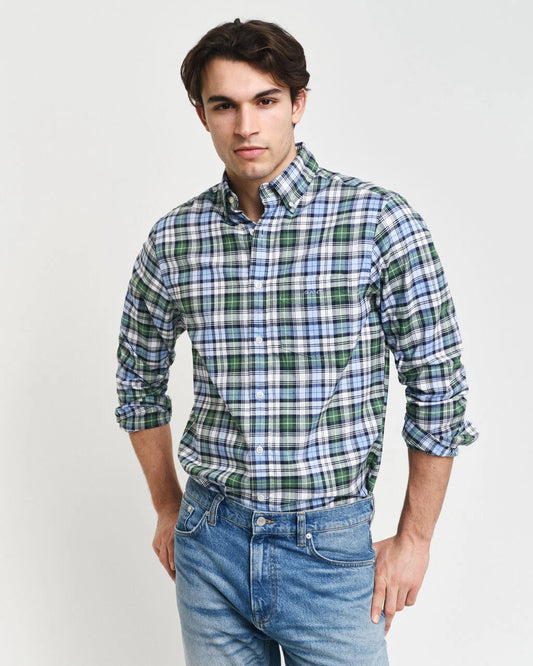 GANT Reg Fit Checked Archive Oxford Shirt