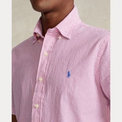 Polo Ralph Lauren Custom Fit Striped SS Seersucker Shirt