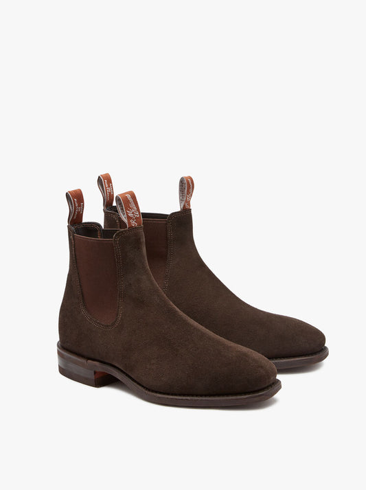 RM Williams Chocolate Suede Comfort Craftsman
