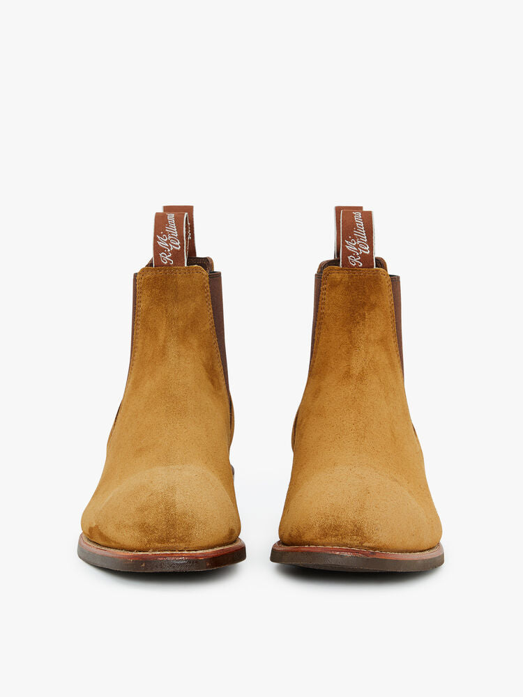 RM Williams Tobacco Suede Comfort Craftsman Boot