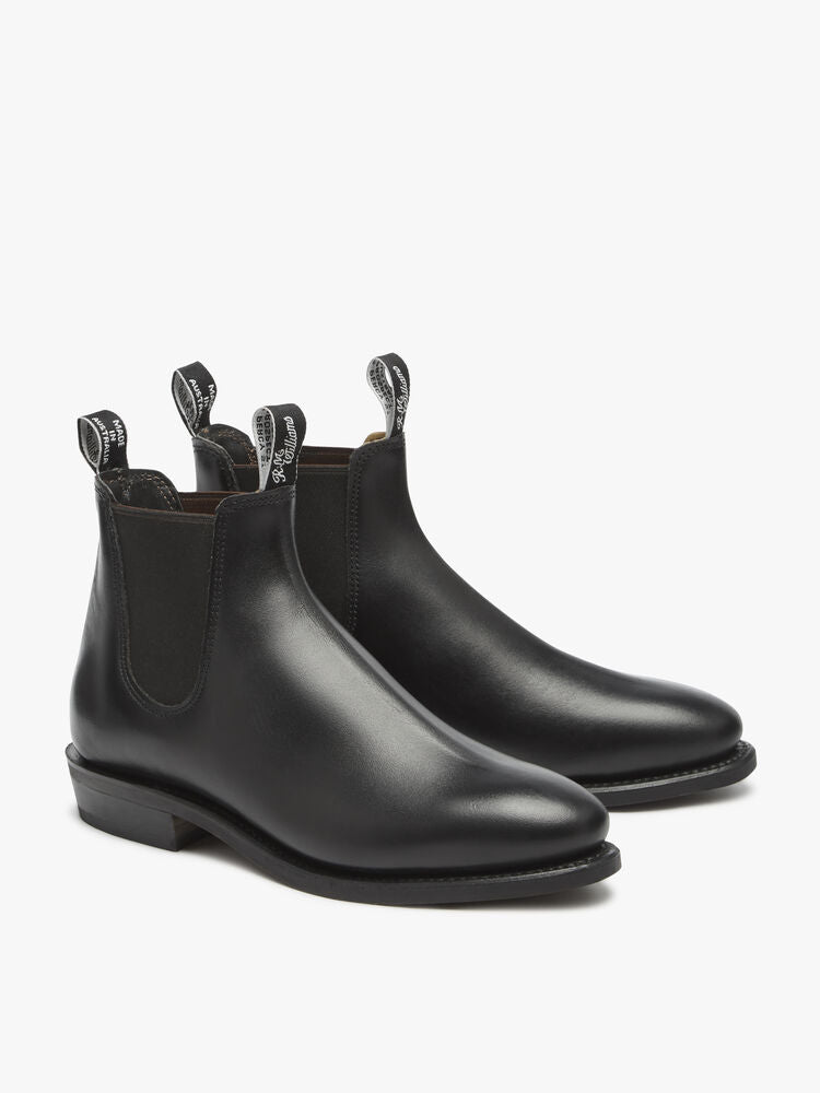 RM Williams Black Comfort Craftsman Boot