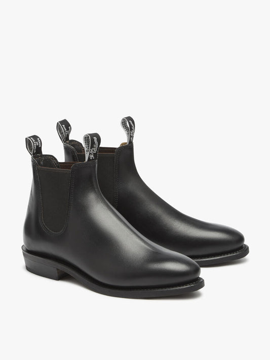 RM Williams Black Comfort Craftsman Boot