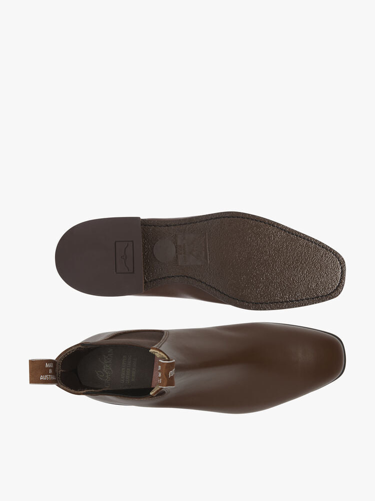 RM Williams Dark Tan Comfort Craftsman Boot