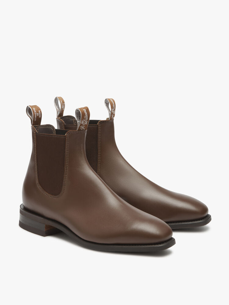 RM Williams Dark Tan Comfort Craftsman Boot