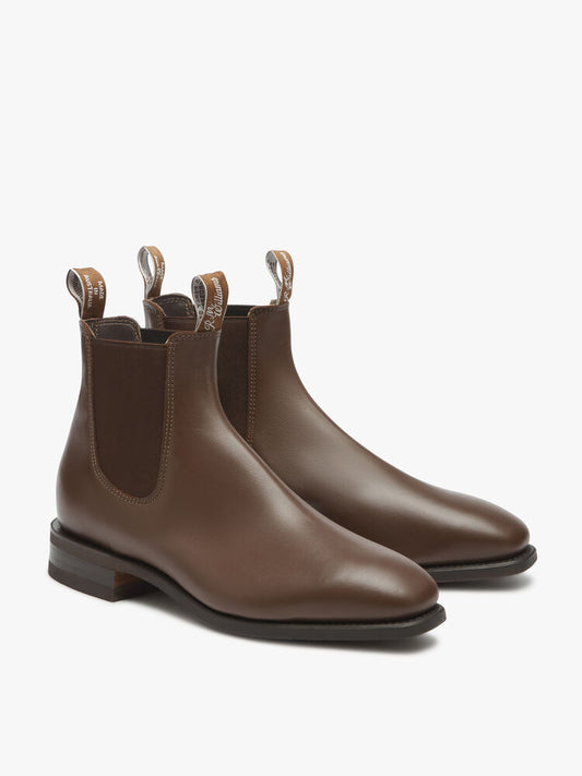 RM Williams Dark Tan Comfort Craftsman Boot