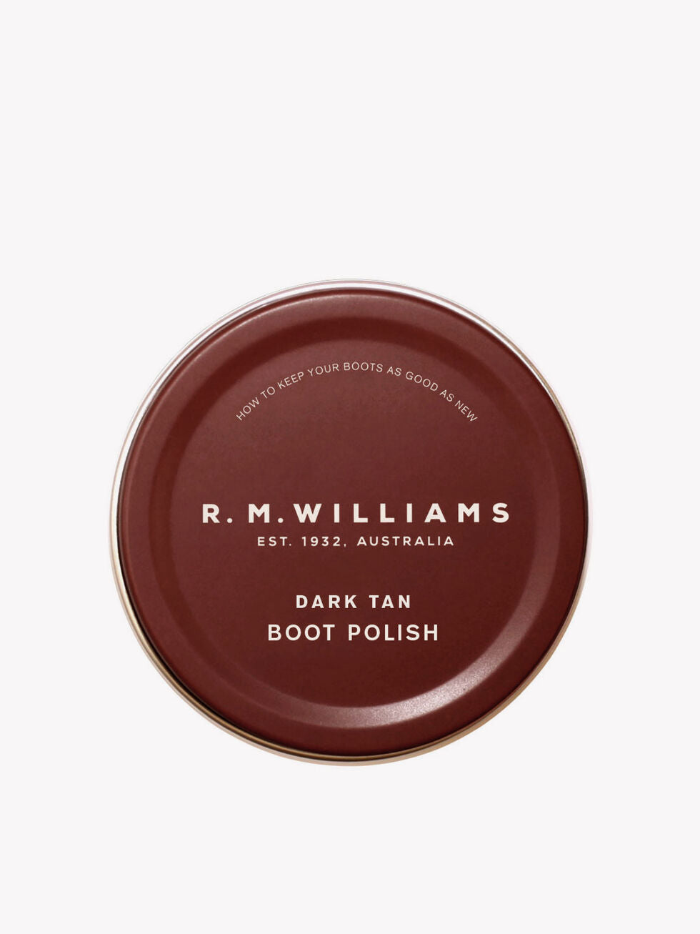 RM Williams Stockman's Dark Tan Boot Polish