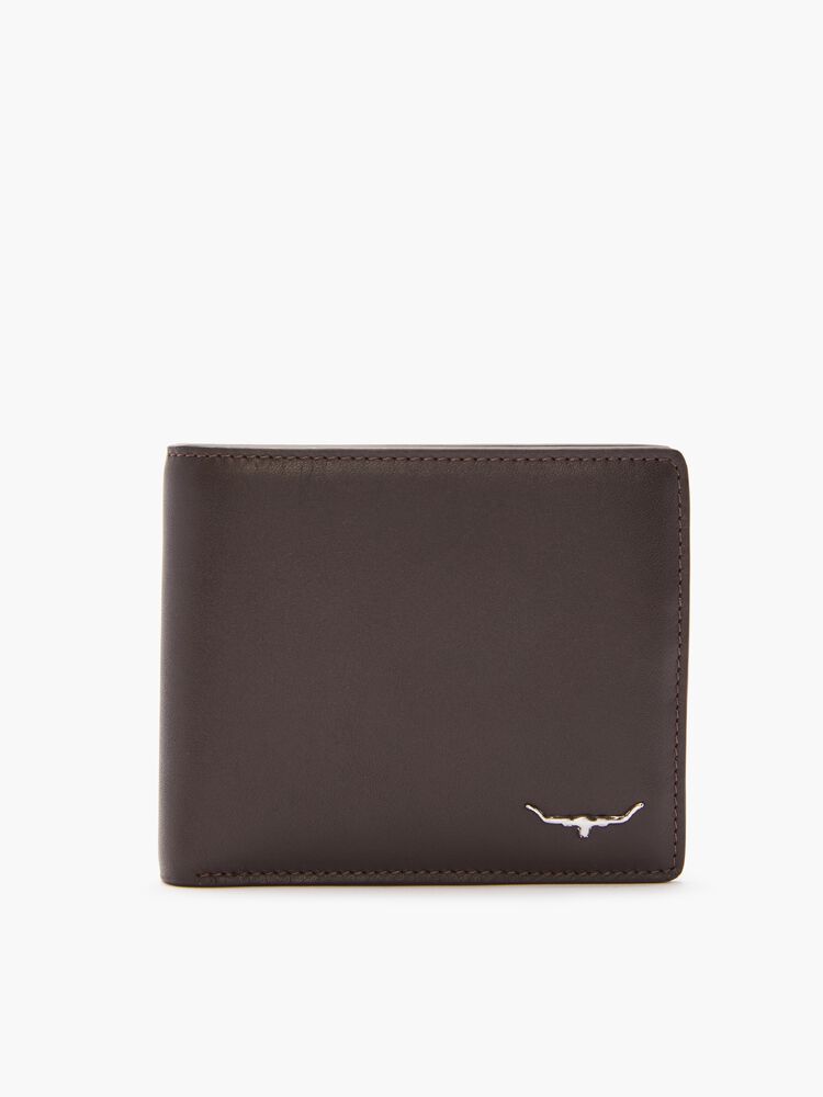 RM Williams Chocolate Slim Bi-Fold Wallet