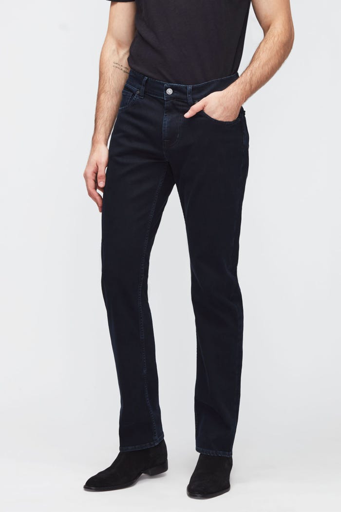 7 For All Mankind Slimmy Luxe Performance Eco Blue Black Jeans