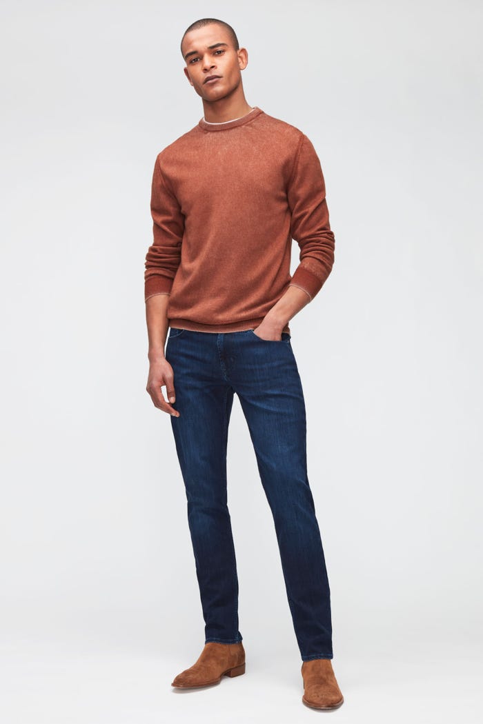 7 For All Mankind Slimmy Tapered Luxe Performance Eco Dark Blue